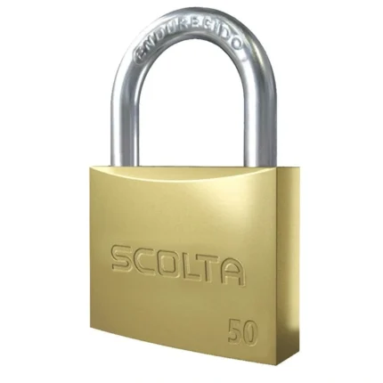 Candado Alta Seguridad de BRONCE 50mm SCOLTA