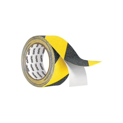 CINTA ANTIDERRAPANTE 5 MT ANTIDESLIZANTE NEGRO - AMARILLO 101448 TRUPER