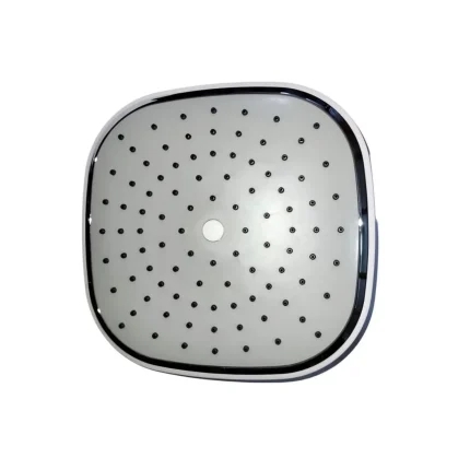 DUCHA CUADRADA 8"X8" BORDE OVAL EUROTOOLS