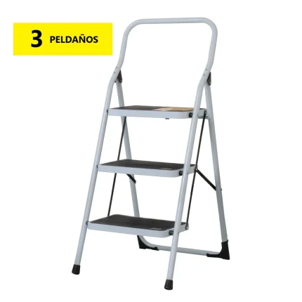ESCALERA TUBULAR 3 PELDAÑOS 24120 PRETUL