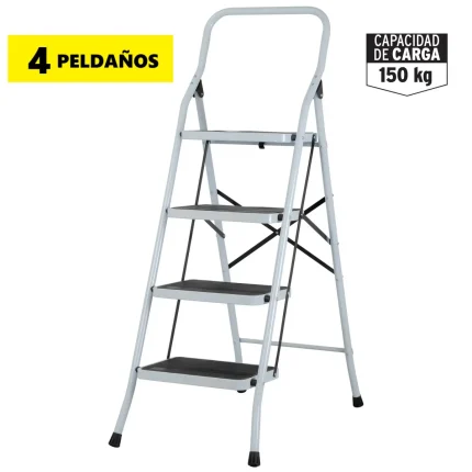 ESCALERA TUBULAR 4 PELDAÑOS 24122 PRETUL