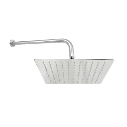 DUCHA ESPAÑOLA CUADRADA 10"X10" CROMADO ACERO INOX. C&A