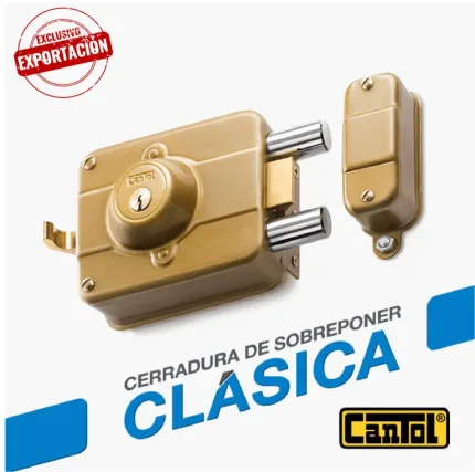 CERRADURA DE SOBREPONER CLASICA 250 CANTOL