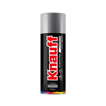 PINTURA SPRAY GALVANIZADO 80% ZINC BRILLANTE  KNAUFF