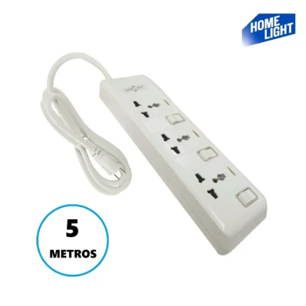 Supresor de Pico 3 Tomas 5 Metros Luxury Home Light